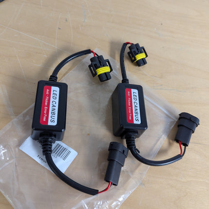 2PCS Headlight Decoder 12V 4A Error Code Warning Canceller for 9005 9006 9012 Pl