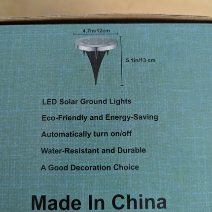 SOLPEX Solar Lights Outdoor Waterproof, 8 Pack Solar Ground Lights, Solar Garden