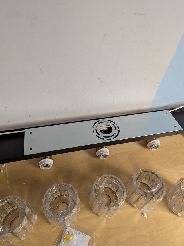 Aipsun Crystal Bathroom Vanity Light Black Bath Lighting Fixtures Modern Vanity