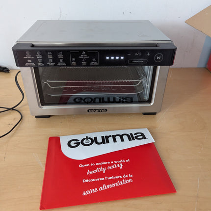 Gourmia Toaster Oven Digital Air Fryer - Convection Mode with 4 Slice Capacity,