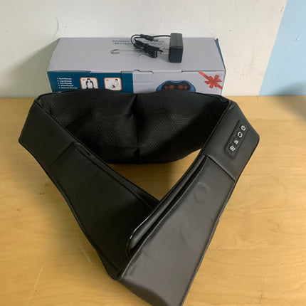 A neck massager with heat therapy function, a finger-pressure type back, neck an