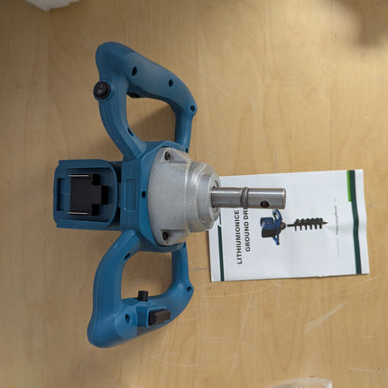(Tool Only) fosa Cordless Electric Ice Auger / Post Hole Digger, 6 Speeds