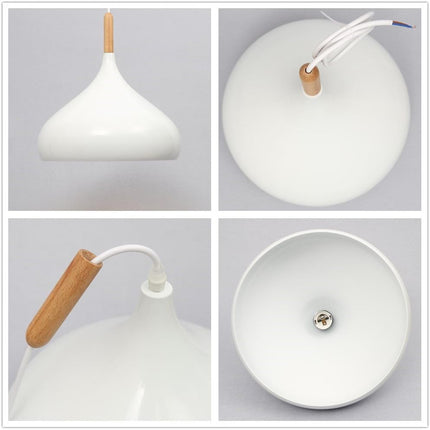 Modern Pendant Chandelier Lamp E27 110V Ceiling Pendant Light Metal Lamp Shade H