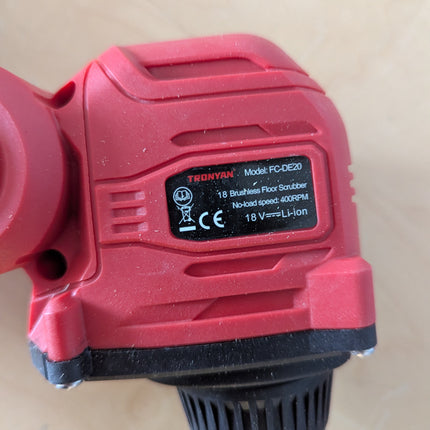 Cordless Power Scrubber Compatible with Milwaukee 18v Battery (Tool Only), Trony