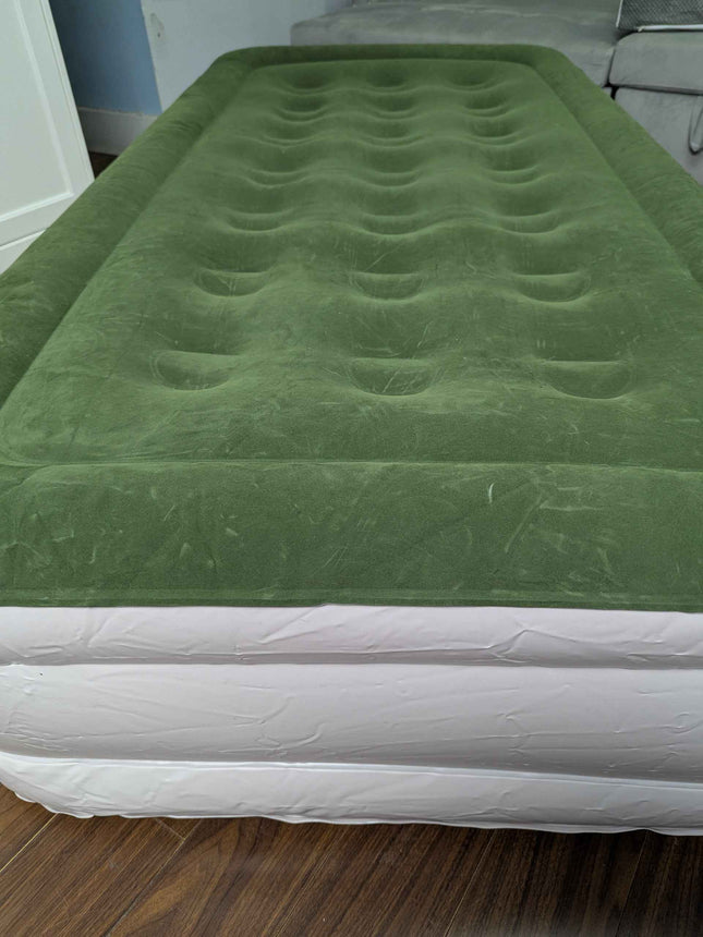 Zearna Twin Air Mattress with Built in Pump - Inflatable Mattress Single, 2 Mins
