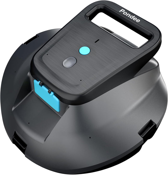 Pondee X1 Robotic Pool Vacuum, Cordless Pool Cleaner with 120 Mins Runtime, Auto