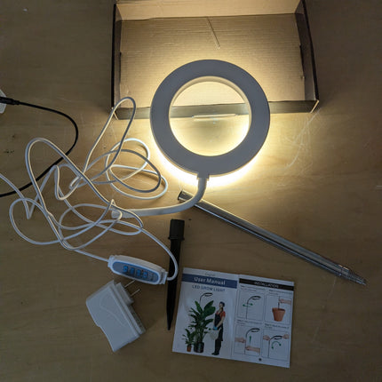 (Soil only) Aokrean Grow Lights, Full Spectrum Plant Light for Indoor Plants, 2