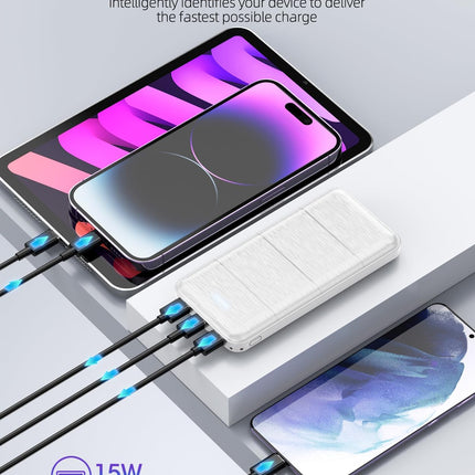 Portable-Charger-Power-Bank - 2 Pack 15000mAh Dual USB Power Bank Output 5V3.1A