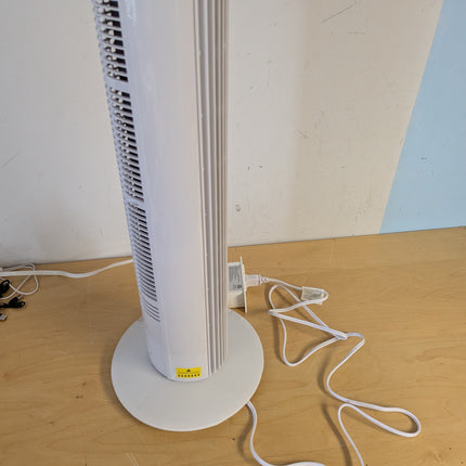 (No remote) 30'' Tower Fan, Portable Oscillating Quiet Cooling Fan, 3 Speeds, Bu