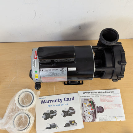 LINGXIAO LX 4HP 2-Speed Hot Tub Spa Pump, 220-240V, 2 Inch Ports