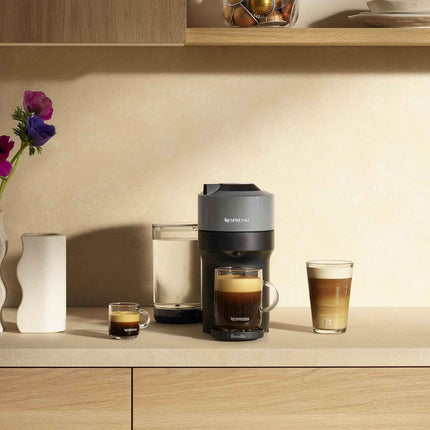 Nespresso Vertuo Pop+ Single Serve Coffee and Espresso Machine by Breville, Dark