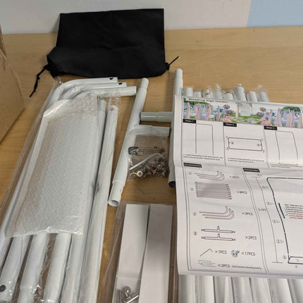 Wedding Sign Holder, Adjustable Welcome to Our Wedding Sign Stand W/Design Bundl