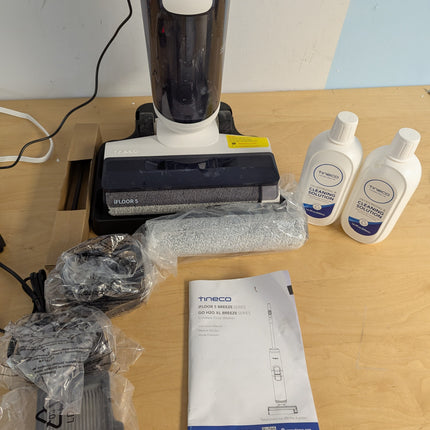 Tineco iFLOOR 5 Breeze Complete Wet Dry Vacuum Cordless Floor Washer, One-Step C