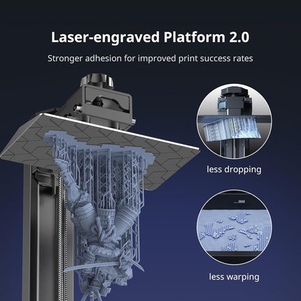 ANYCUBIC 10K Resin 3D Printer, Photon Mono 4 LCD 3D Printer with 7-inch Mono Scr