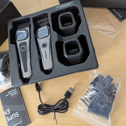 SUPRENT Professional Hair Clippers for Men - Barber Clippers & Zero-gapped Trimm