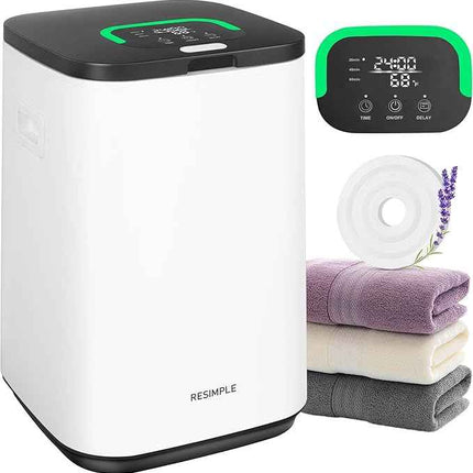2025 Upgraded Towel Warmer for Bathroom, 23L Large Hot Towel Warmers Bucket with LED Display, 3 Heating Modes, Up to 24 Hour Delay, Luxury Towel Heater for Oversize Bathrobes Blankets - Black https://a.co/d/0b4h1kl1