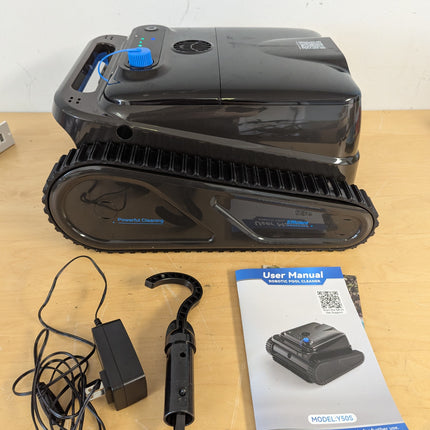 OUCAXIA Y50S Cordless Robotic Pool Cleaner, 110W Wall-Climbing Pool Vacuum with 4 Modes & 4L Filter Basket