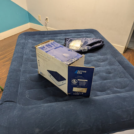 Active Era Luxury Air Mattress with Built-in Electric Pump & Raised Pillow