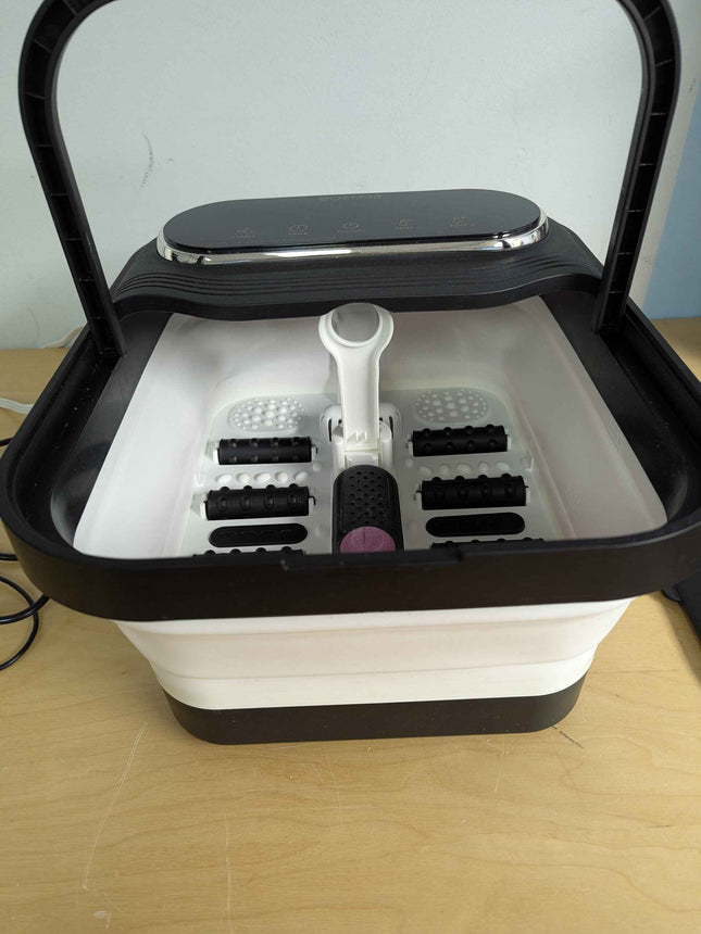 OOAMBB Collapsible Foot Spa with Heat, Bubble, Temperature Control and XL Touch
