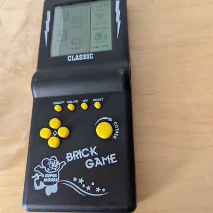 1 Pcs Brick Game Console Large Screen Handheld Games Electronic Games Build in 2