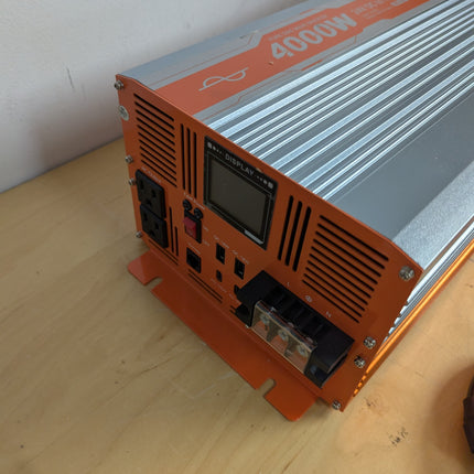 (no remote) JOEMNWART 4000W Pure Sine Wave Inverter 24V DC to 120V AC Converter,