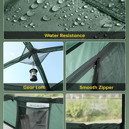 Camping Tent,Instant Cabin Tent, Setup in 60 Seconds, 4 Person Pop up Tents for