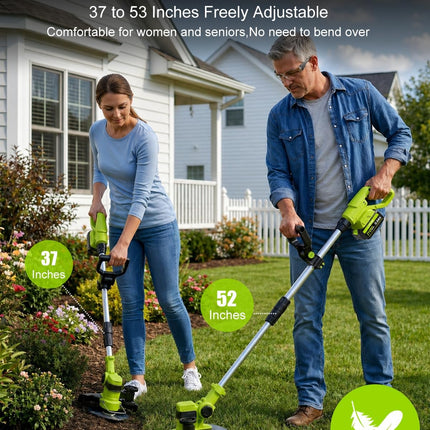 Incomplete — LAYUNI 21V Brushless Cordless Weed Wacker, 4-in-1 Trimmer & Edger