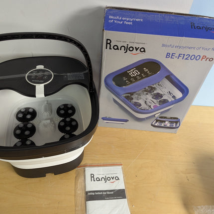 Snailax Foot Spa Bath Massager with Heat & Remote Control, Shiatsu Massage Rolle