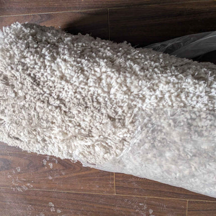 7'1"X10' Solid Eyelash Woven Shag Rug Cream - Threshold™