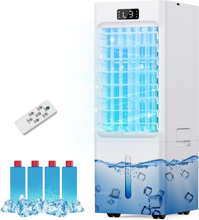 Windowless Portable Air Conditioners, 3-IN-1 Evaporative Air Cooler, 6L Swamp Co