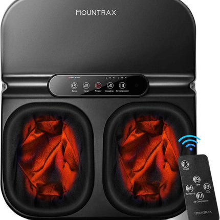 MOUNTRAX Foot Massager Machine with Heat, Gifts for Women Men, Shiatsu Foot Mass