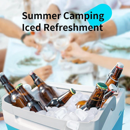 ecozy Portable Ice Maker Countertop, 9 Cubes Ready in 6 Mins, 26.5 lbs in 24 Hou