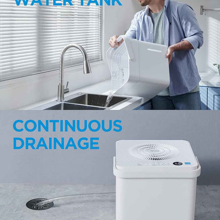 Midea Cube 20 Pint Dehumidifier for Basement and Rooms at Home for up to 1,500 S