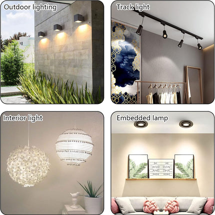 Haraqi 8 Pack PAR20 50W 120V E26 Medium Base Halogen Flood Light Bulbs, Dimmable