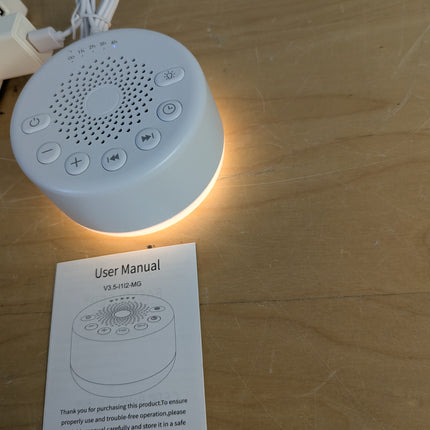 Easysleep Sound White Noise Machine with 25 Soothing Sounds and Night Lights Sou