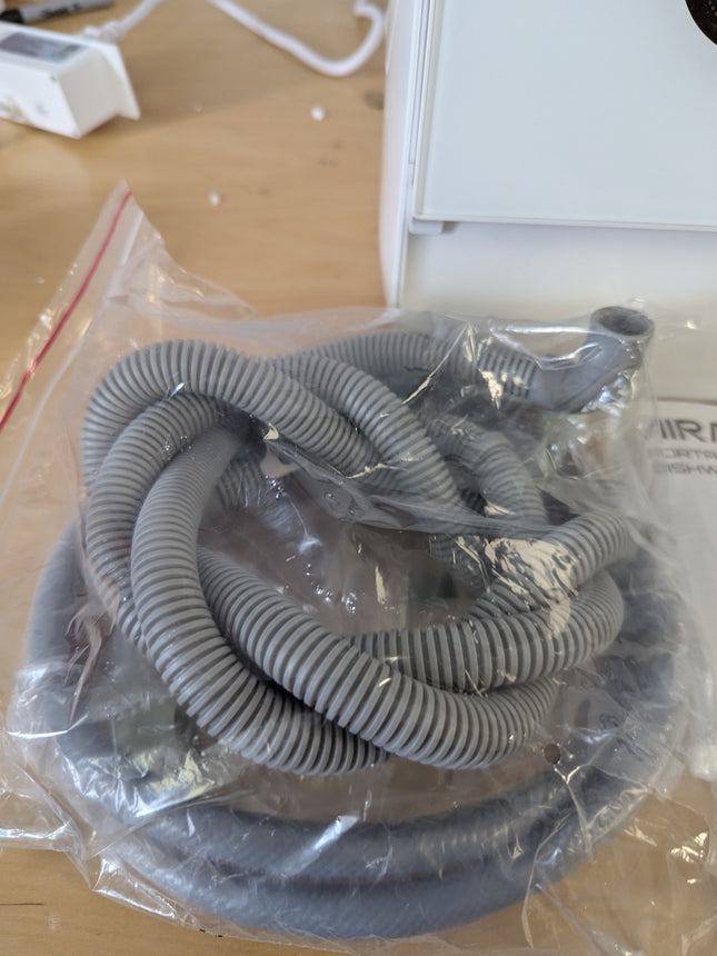 AIRMSEN Narrow Countertop Dishwasher with 5L Water Tank, Portable Dishwasher wit