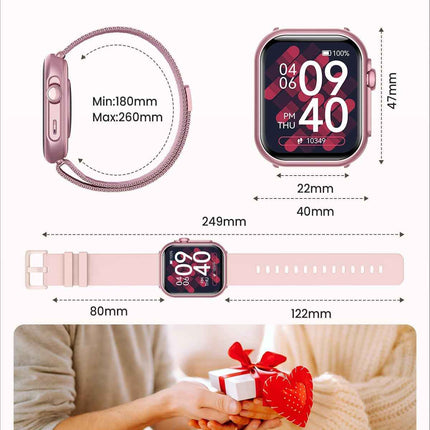Smart Watches for Women (Android/iPhone), 1.83" HD Smart Watch with Calls/Messag