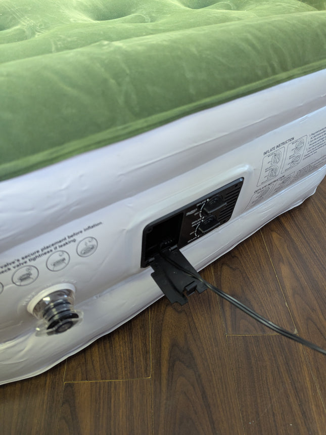 Zearna Twin Air Mattress with Built in Pump - Inflatable Mattress Single, 2 Mins