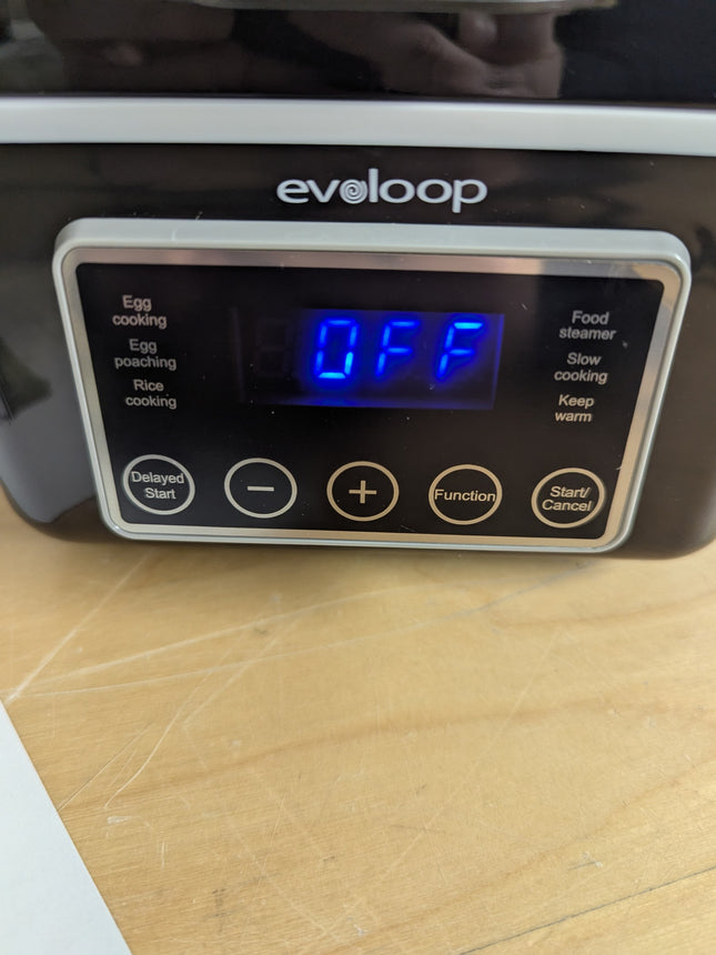 2 Tiers Mini Electric Food Steamer for Cooking, 4 QT Digital Multi Vegetable Ste