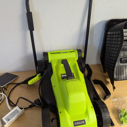 Steelite 13 Inch 1300W Corded Electric Lawn Mower with 30L Bag