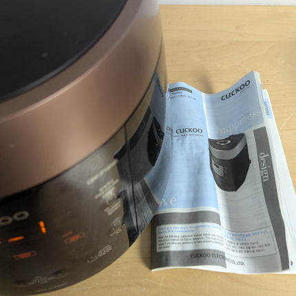 CUCKOO CRP-P1009SB | 10-Cup (Uncooked) Pressure Rice Cooker | 12 Menu Options: Q