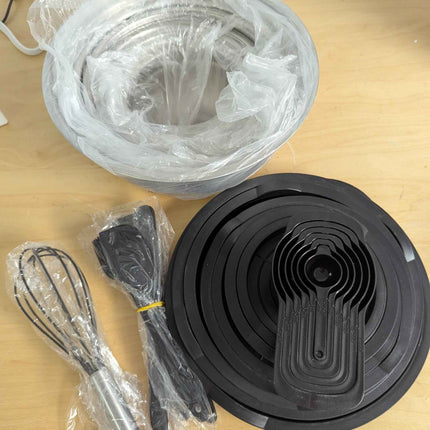 Mixing Bowls with Lids Set - 25 PCS Stainless Steel Nesting Black Mixing Bowls S