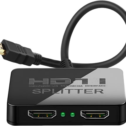 HDMI Splitter 1 in 2 Out 4K with Audio Synchronization