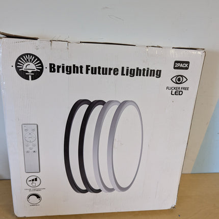 FAULTY LED Flush Mount Ceiling Light 20 Inch 40W 4350lm (remotes not working)