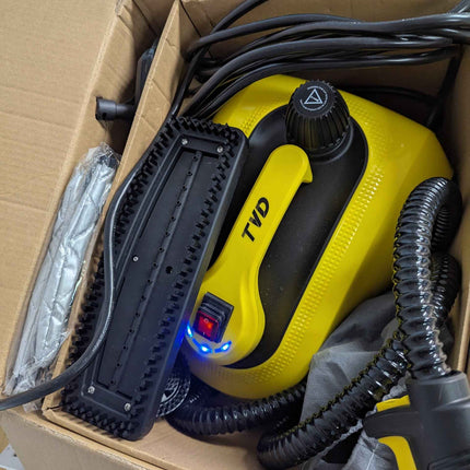 TVD steam cleaner, upholstery cleaner, steam cleaner with 5 m extra long power c