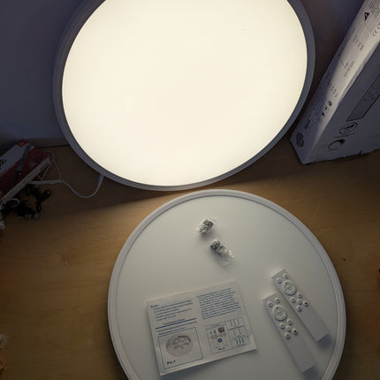 FAULTY LED Flush Mount Ceiling Light 20 Inch 40W 4350lm (remotes not working)