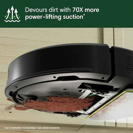 iRobot Roomba 104 2in1 Vacuum & Mop Robot - Self-Empties for 75 Days, Intense Po