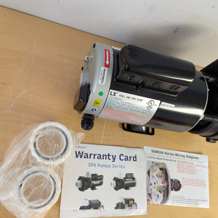 LINGXIAO LX 4HP 2-Speed Hot Tub Spa Pump, 220-240V, 2 Inch Ports
