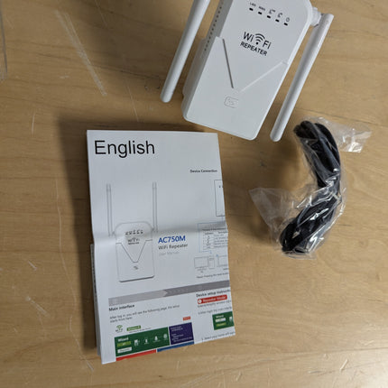 AC750 WiFi Repeater 5GHz WiFi Amplifier Dual Band WiFi Extender Booster Router,