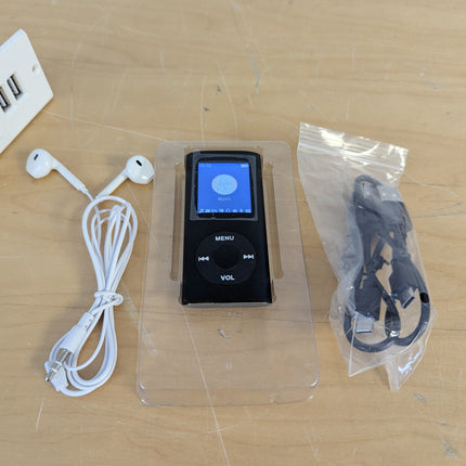 MP3 Player, Portable Lossless Sound Slim MP3 Music Player with Earphone, 1.8 Inc